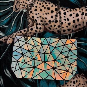 Iridescent Geometric Women's Bag